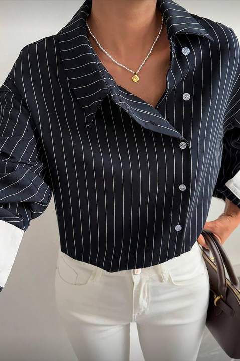 Cămașă damă KLASONA, Culoare: negru, IVET.RO - Reduceri de până la -80%