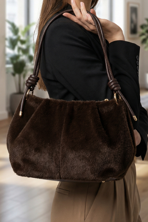 Geantă damă VELOROZA BROWN, Culoare: maro, IVET.RO - Reduceri de până la -80%