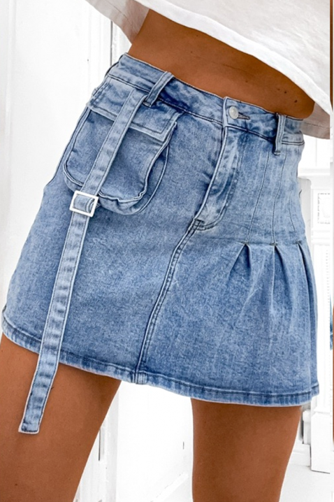 Fustă - pantaloni MINIVONZA, Culoare: albastru deschis, IVET.RO - Reduceri de până la -80%