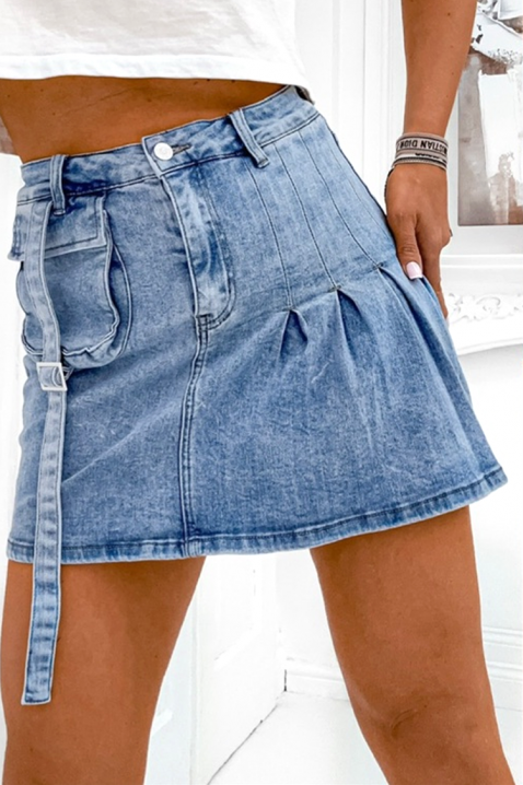 Fustă - pantaloni MINIVONZA, Culoare: albastru deschis, IVET.RO - Reduceri de până la -80%