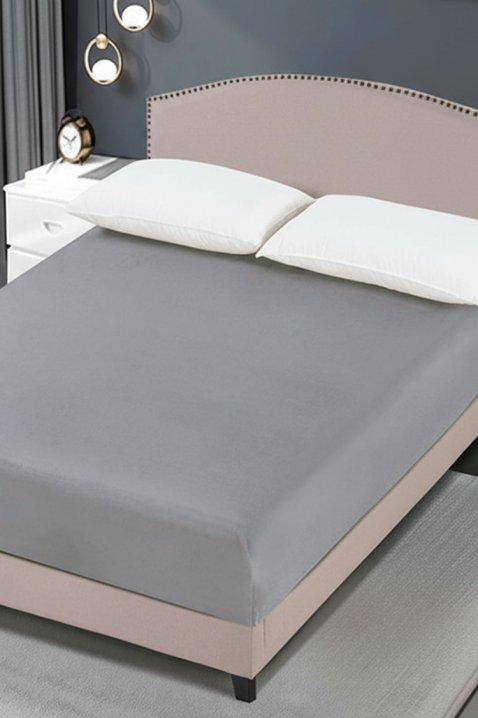 Cearșaf cu elastic SANFELMA GREY 200х220 cm, Culoare: gri, IVET.RO - Reduceri de până la -80%