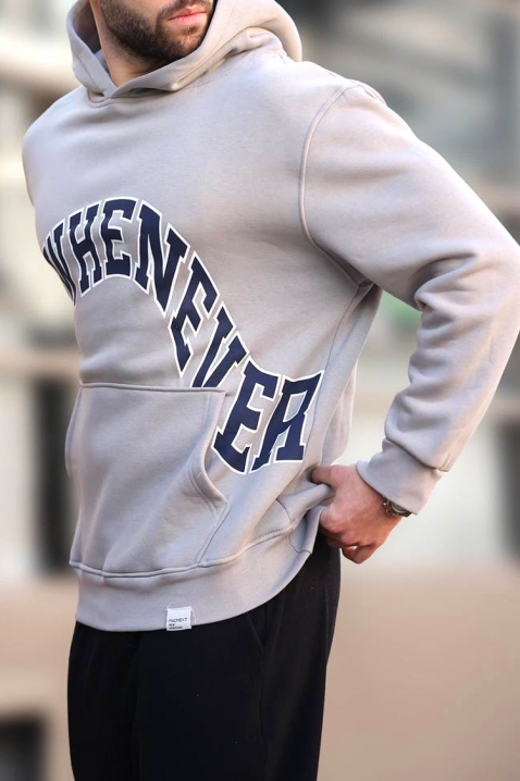 Hanorac bărbați KRILZO GREY, Culoare: gri, IVET.RO - Reduceri de până la -80%