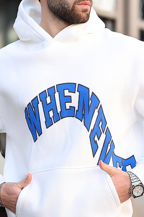 Hanorac bărbați KRILZO WHITE, Culoare: alb, IVET.RO - Reduceri de până la -80%