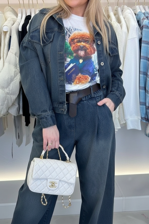 Geacă de blugi ALERONA, Culoare: albastru, IVET.RO - Reduceri de până la -80%