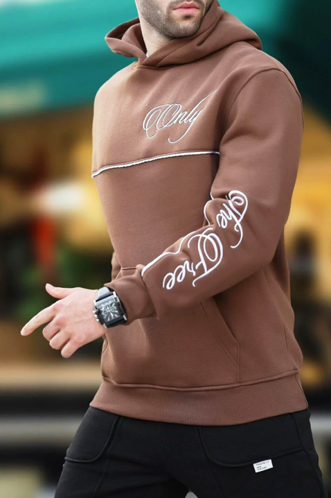 Hanorac bărbați BROGOTO BROWN, Culoare: maro, IVET.RO - Reduceri de până la -80%