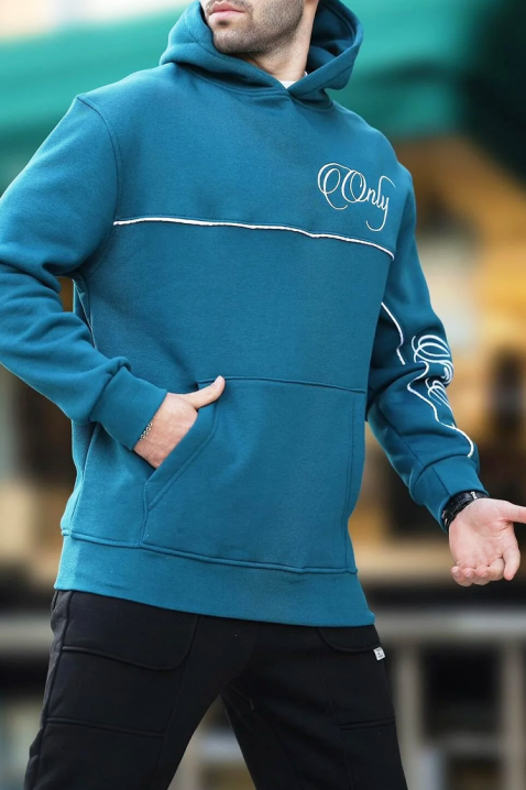 Hanorac bărbați BROGOTO PETROL, Culoare: petrol, IVET.RO - Reduceri de până la -80%