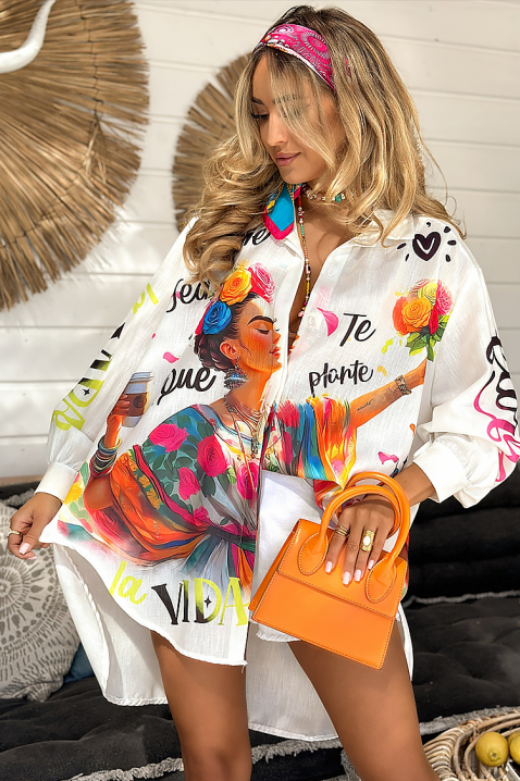 Cămașă damă CVETINDA, Culoare: multicolor, IVET.RO - Reduceri de până la -80%