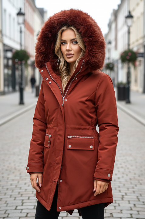 Geacă BRICKELDA BRICK RED, Culoare: tigla de culoare, IVET.RO - Reduceri de până la -80%