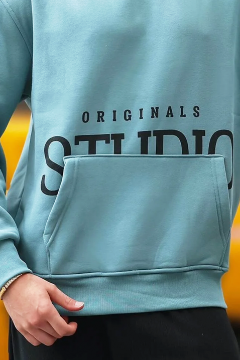 Hanorac bărbați MAREFO SKY, Culoare: albastru deschis, IVET.RO - Reduceri de până la -80%