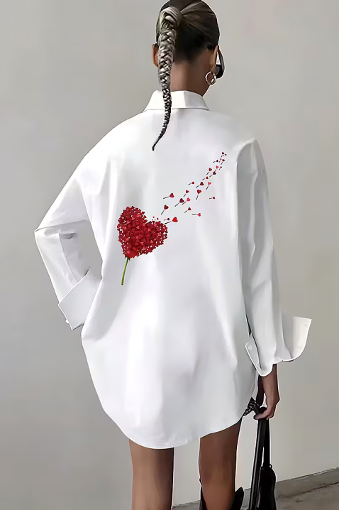 Cămașă damă RONSELA, Culoare: alb, IVET.RO - Reduceri de până la -80%