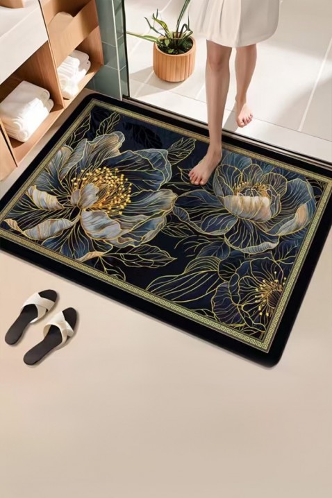 Covor de baie NIOGELVA, Culoare: negru, IVET.RO - Reduceri de până la -80%