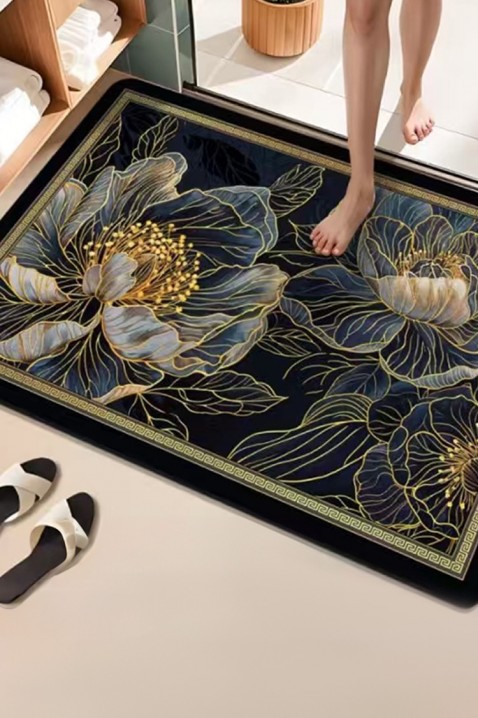 Covor de baie NIOGELVA, Culoare: negru, IVET.RO - Reduceri de până la -80%