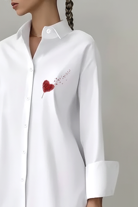 Cămașă damă RONSELA, Culoare: alb, IVET.RO - Reduceri de până la -80%