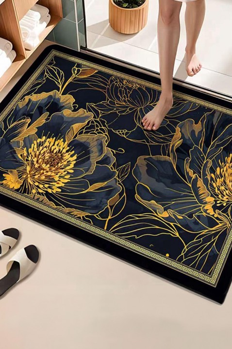 Covor de baie BIORENA, Culoare: negru, IVET.RO - Reduceri de până la -80%