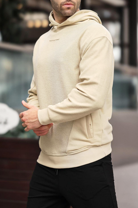 Hanorac bărbați BARHEN BEIGE, Culoare: bej, IVET.RO - Reduceri de până la -80%