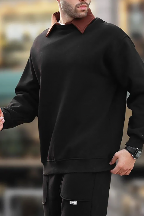 Hanorac bărbați KERJEN BLACK, Culoare: negru, IVET.RO - Reduceri de până la -80%