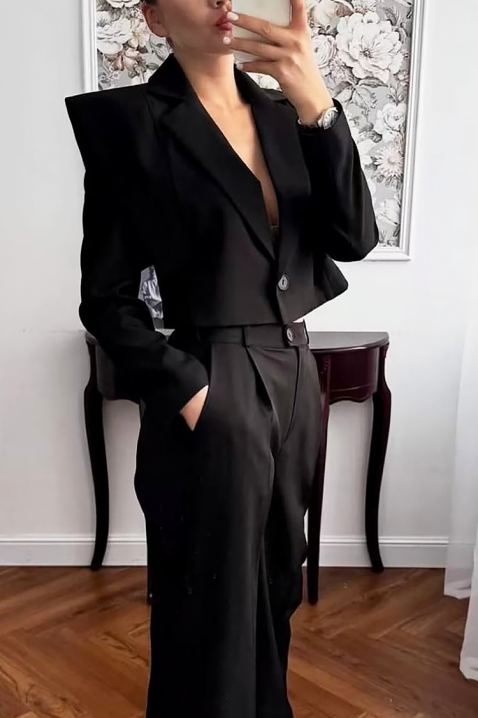 Sacou LELONDANA BLACK, Culoare: negru, IVET.RO - Reduceri de până la -80%