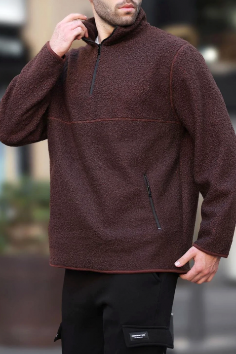 Hanorac bărbați VIMIR BROWN, Culoare: maro, IVET.RO - Reduceri de până la -80%