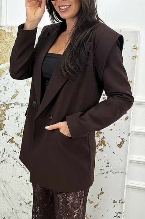 Sacou ESROLDA BROWN, Culoare: maro, IVET.RO - Reduceri de până la -80%