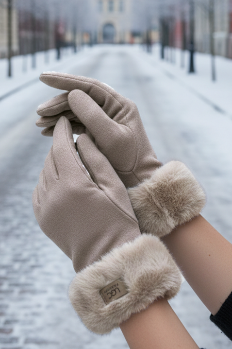 Mănuși damă ELIORJA BEIGE, Culoare: bej, IVET.RO - Reduceri de până la -80%