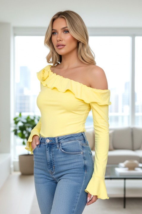 Bluză damă REMILONGA YELLOW, Culoare: galben, IVET.RO - Reduceri de până la -80%