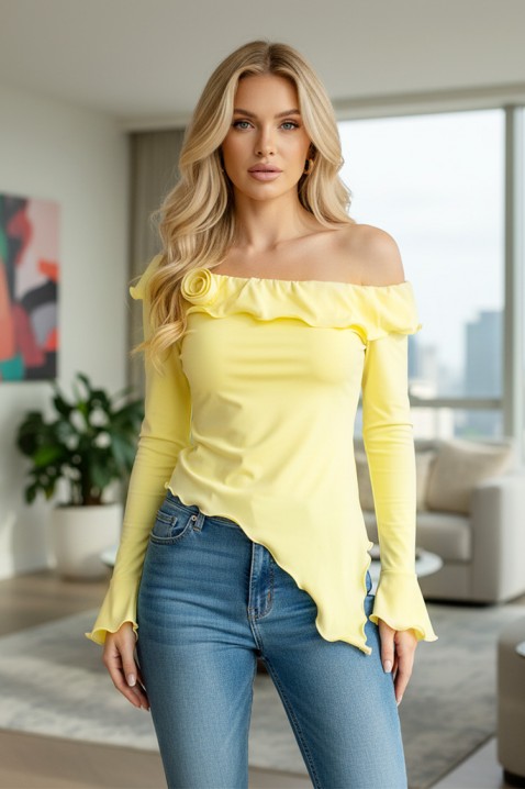 Bluză damă REMILONGA YELLOW, Culoare: galben, IVET.RO - Reduceri de până la -80%