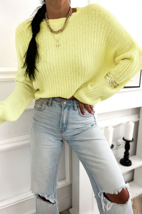 Pulover TREFIOLA YELLOW, Culoare: galben, IVET.RO - Reduceri de până la -80%