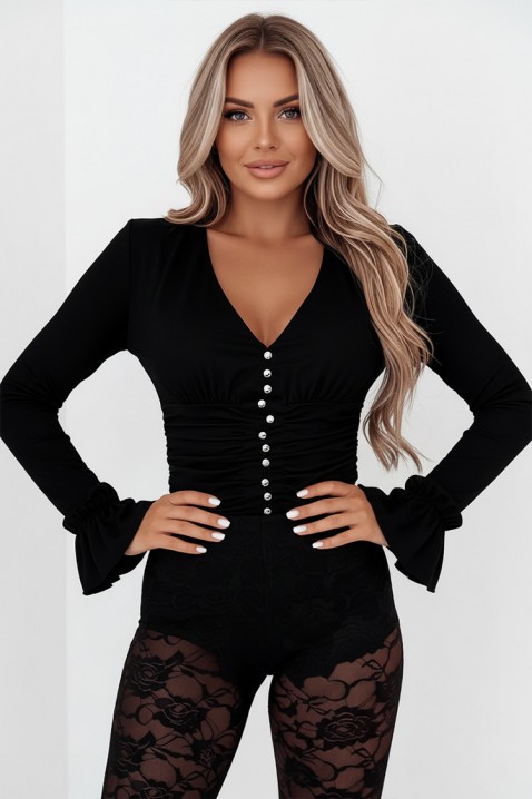 Bluză damă KALVINDA BLACK, Culoare: negru, IVET.RO - Reduceri de până la -80%