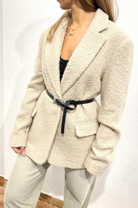 Sacou BROVELZA ECRU, Culoare: ecru, IVET.RO - Reduceri de până la -80%