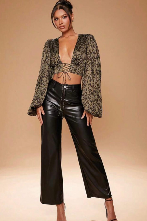 Bluză damă AVELGOTA, Culoare: leopard, IVET.RO - Reduceri de până la -80%