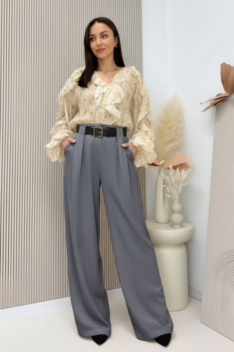 Pantaloni RELFODA GREY, Culoare: gri, IVET.RO - Reduceri de până la -80%