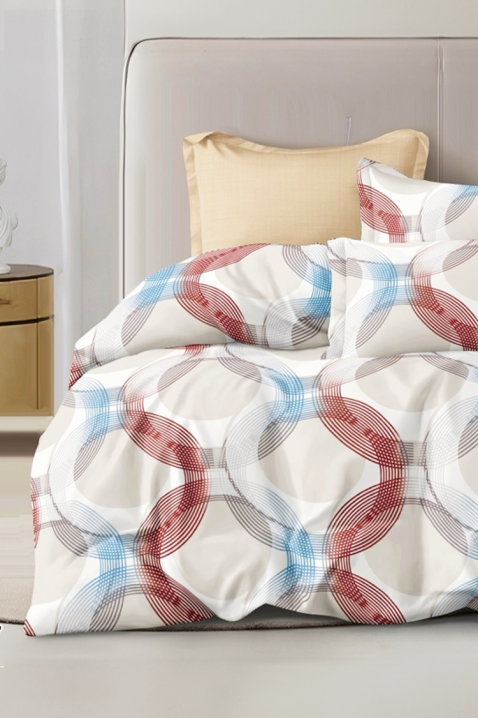 Lenjerie de pat RELMIFY 200x220 cm bumbac 4 piese, Culoare: multicolor, IVET.RO - Reduceri de până la -80%