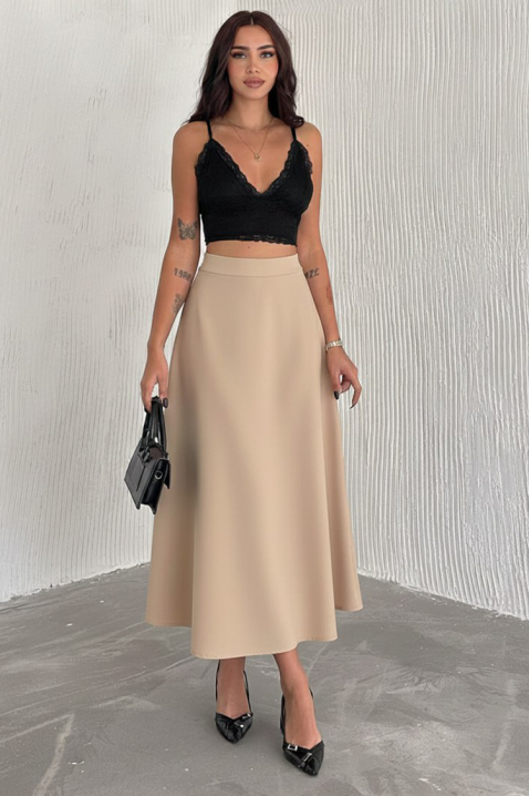 Fustă VRELONZA BEIGE, Culoare: bej, IVET.RO - Reduceri de până la -80%