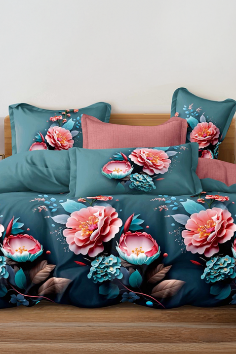 Lenjerie de pat RELMEDY 200x220 cm bumbac 4 piese, Culoare: multicolor, IVET.RO - Reduceri de până la -80%