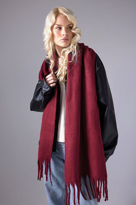 Fular KAPRINZA BORDO, Culoare: bordo, IVET.RO - Reduceri de până la -80%