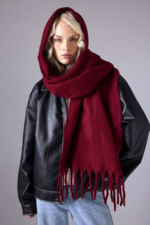 Fular KAPRINZA BORDO, Culoare: bordo, IVET.RO - Reduceri de până la -80%