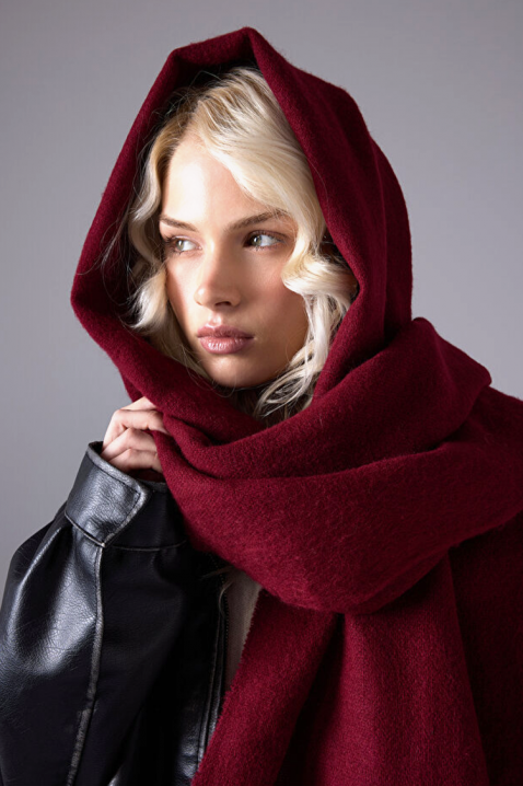 Fular KAPRINZA BORDO, Culoare: bordo, IVET.RO - Reduceri de până la -80%