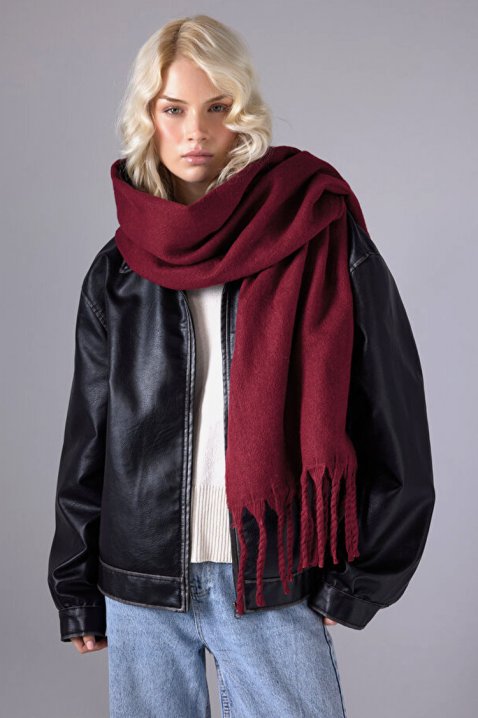 Fular KAPRINZA BORDO, Culoare: bordo, IVET.RO - Reduceri de până la -80%