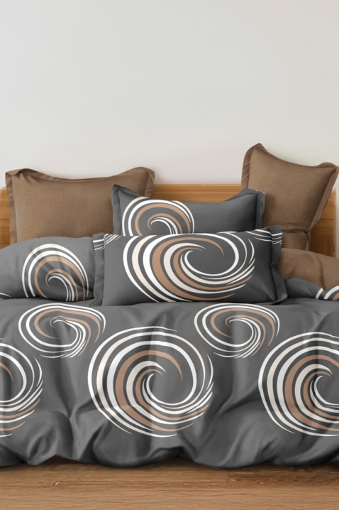 Lenjerie de pat TREDOLMY 200x220 cm bumbac 4 piese, Culoare: multicolor, IVET.RO - Reduceri de până la -80%