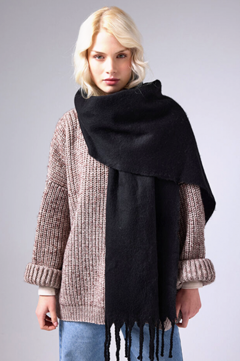 Fular KAPRINZA BLACK, Culoare: negru, IVET.RO - Reduceri de până la -80%