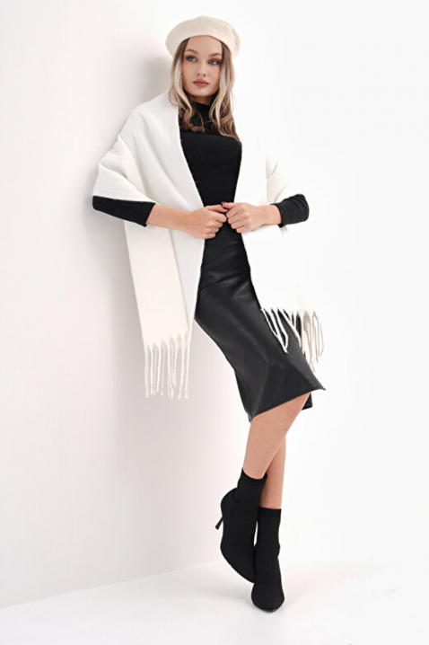 Fular SHARMALDA WHITE, Culoare: alb, IVET.RO - Reduceri de până la -80%