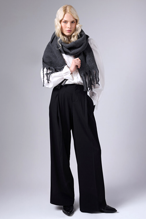 Fular KAPRINZA GREY, Culoare: gri, IVET.RO - Reduceri de până la -80%