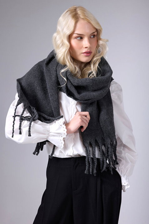 Fular KAPRINZA GREY, Culoare: gri, IVET.RO - Reduceri de până la -80%