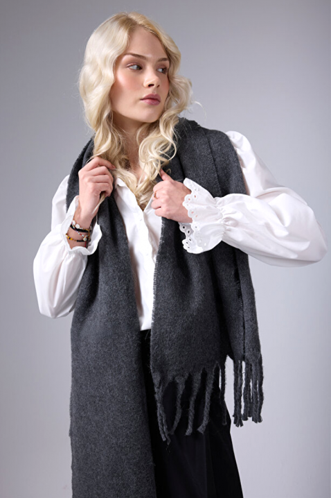 Fular KAPRINZA GREY, Culoare: gri, IVET.RO - Reduceri de până la -80%