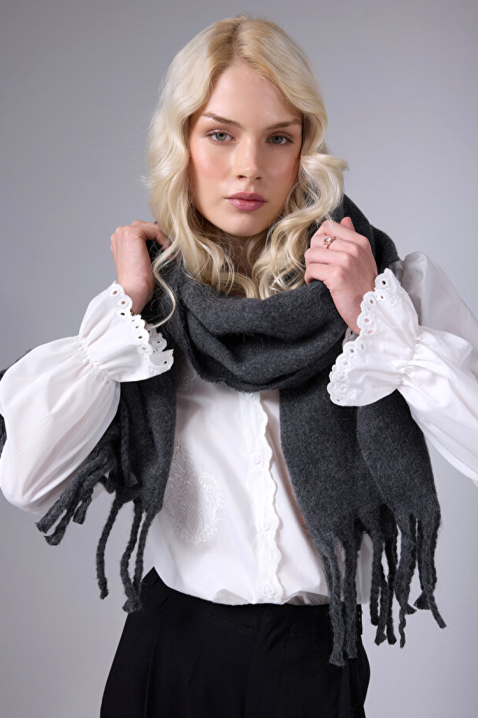 Fular KAPRINZA GREY, Culoare: gri, IVET.RO - Reduceri de până la -80%