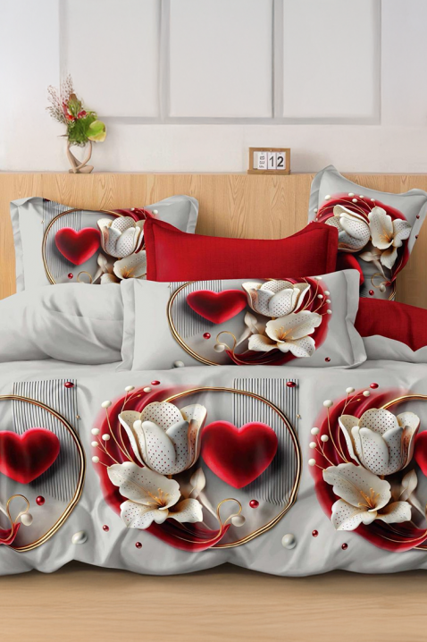 Lenjerie de pat ROLPESY 200x220 cm bumbac 4 piese, Culoare: multicolor, IVET.RO - Reduceri de până la -80%