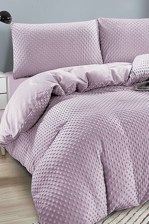 Lenjerie de pat SLOVERZY LILA 160x200 cm bumbac 3 piese, Culoare: lila, IVET.RO - Reduceri de până la -80%