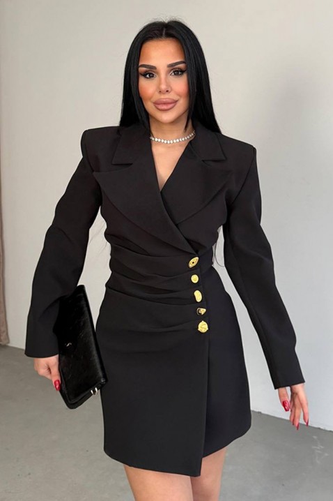 Rochie - blazer SENVOLFA, Culoare: negru, IVET.RO - Reduceri de până la -80%