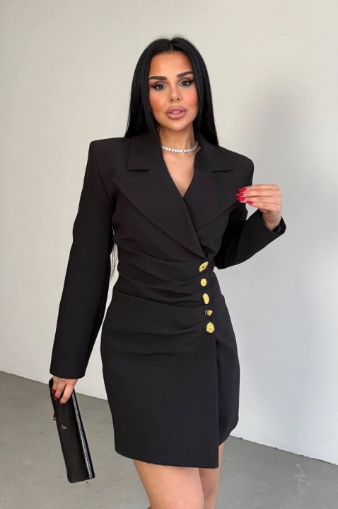 Rochie - blazer SENVOLFA, Culoare: negru, IVET.RO - Reduceri de până la -80%