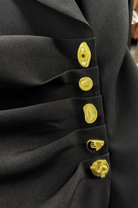 Rochie - blazer SENVOLFA, Culoare: negru, IVET.RO - Reduceri de până la -80%